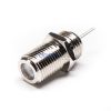 Coaxial Connector F Type Straight Jack Female Pin Panel Mount Bulkhead 75 Ohm