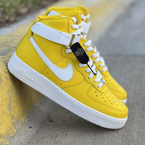 Custom Air Force 1 High Yellow