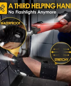 LED Flashlight Waterproof Gloves – Practical Durable Fingerless Gloves