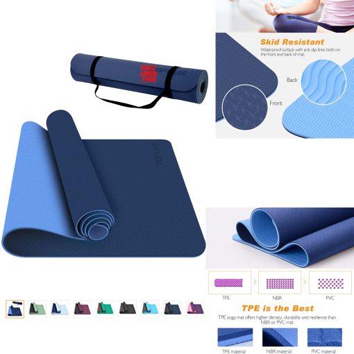 Yoga Mat with Shoulder Strap