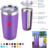 20 oz Tumbler Double Wall Vacuum Insulated Coffee Mug