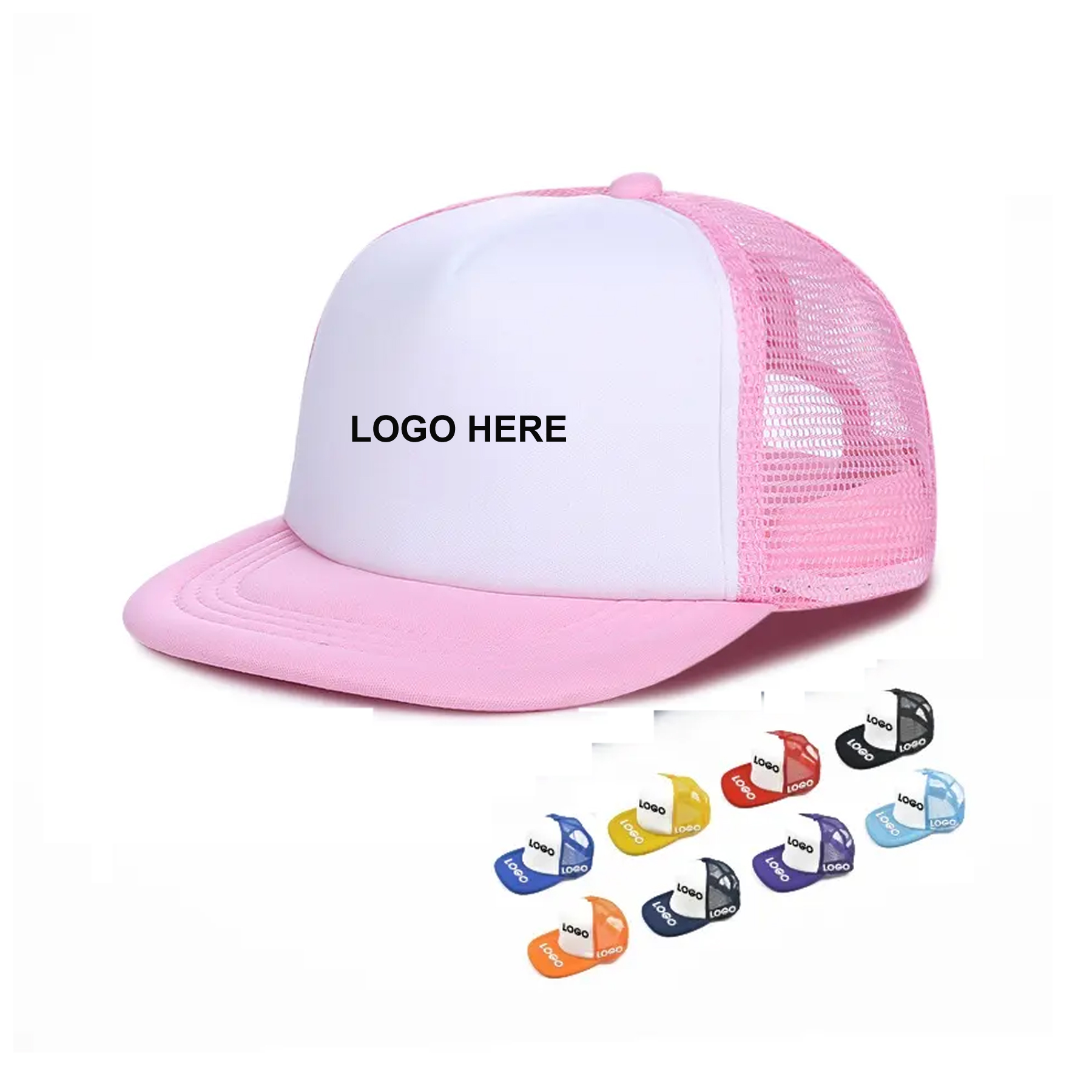 ClassicFlatBillMeshTruckerCaps