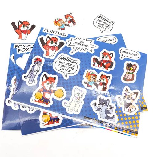 FullColorCustomShapeRemovableVinylStickers